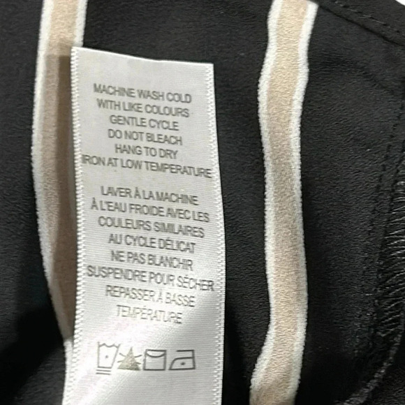 Ricki s Y2K, NWT,Striped black and white blouse.
sheer,elastic cuffs,academia - Picture 10 of 15